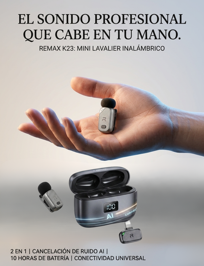 Micrófono Inalámbrico K23 Pro