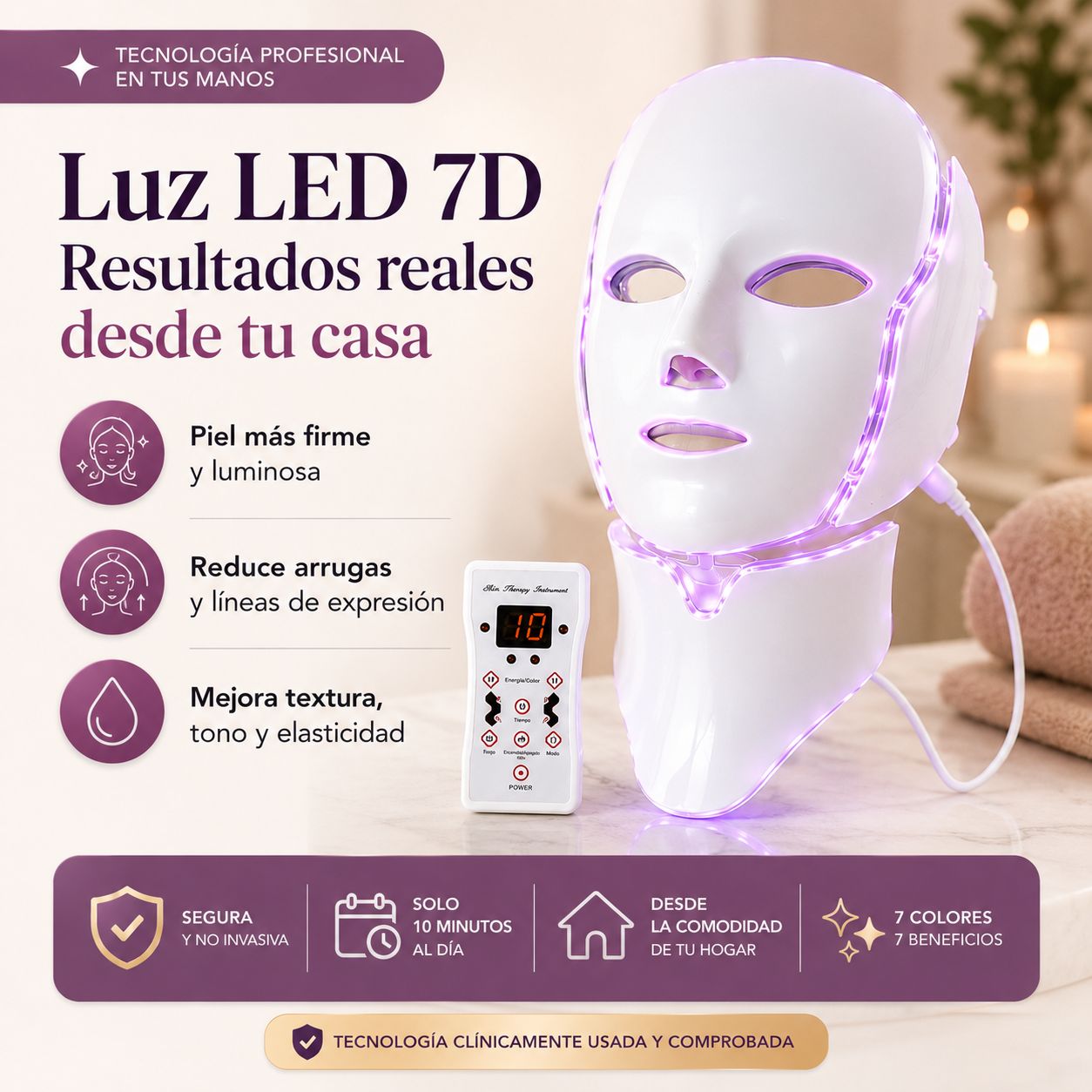 MASCARA LED