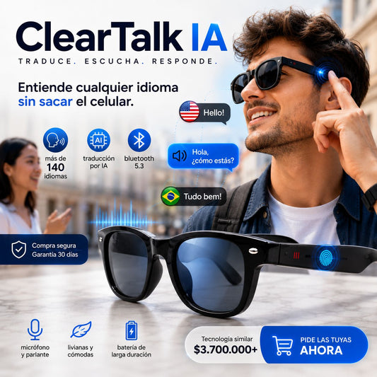 Gafas inteligentes con traductor