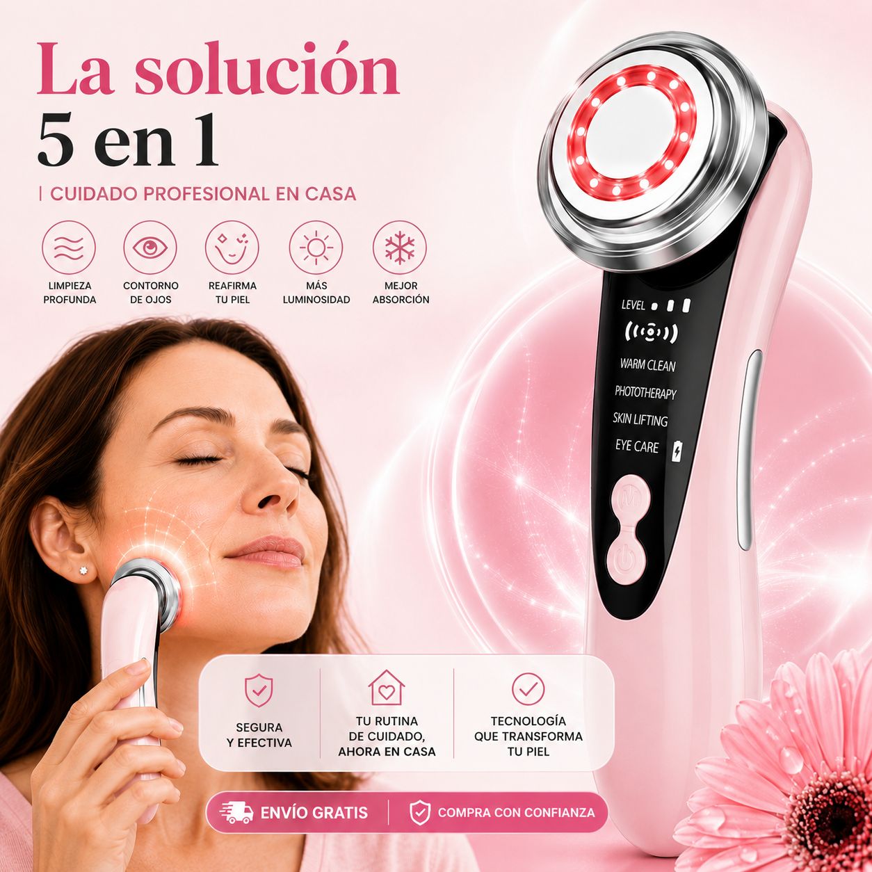 ClearLift Pro Sistema de Reafirmación Iónica 5D