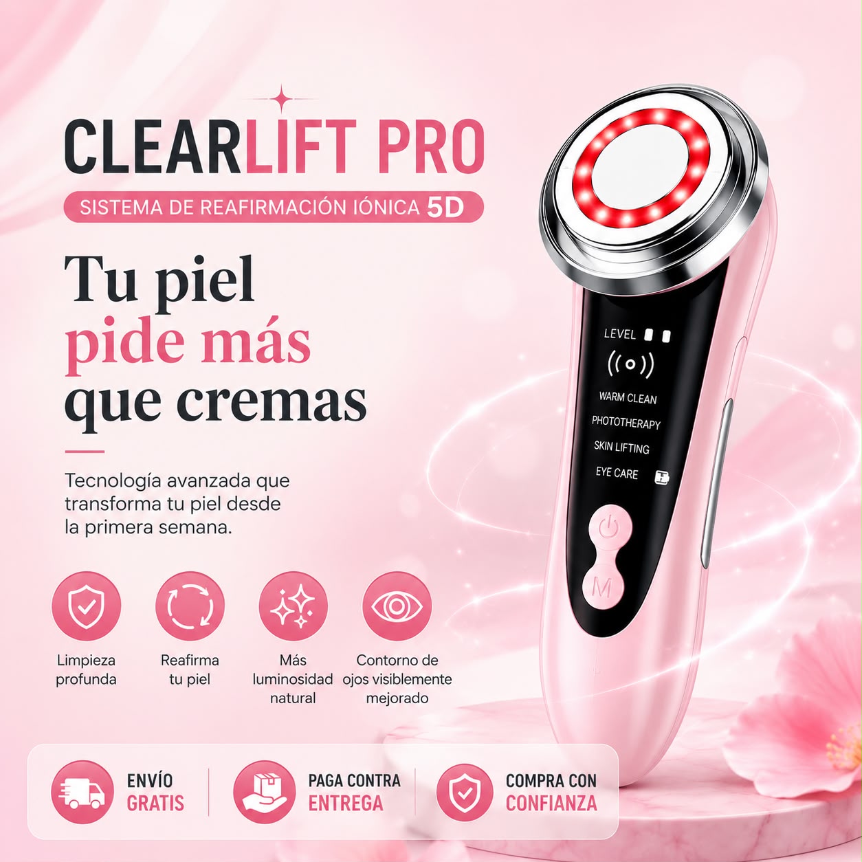 ClearLift Pro Sistema de Reafirmación Iónica 5D