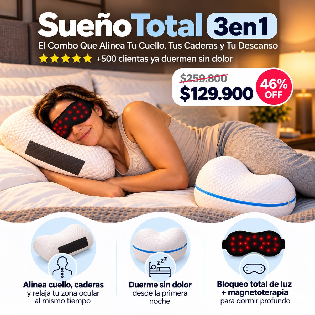 El Combo Que Alinea Tu Cuello, Tus Caderas y Tu Descanso.